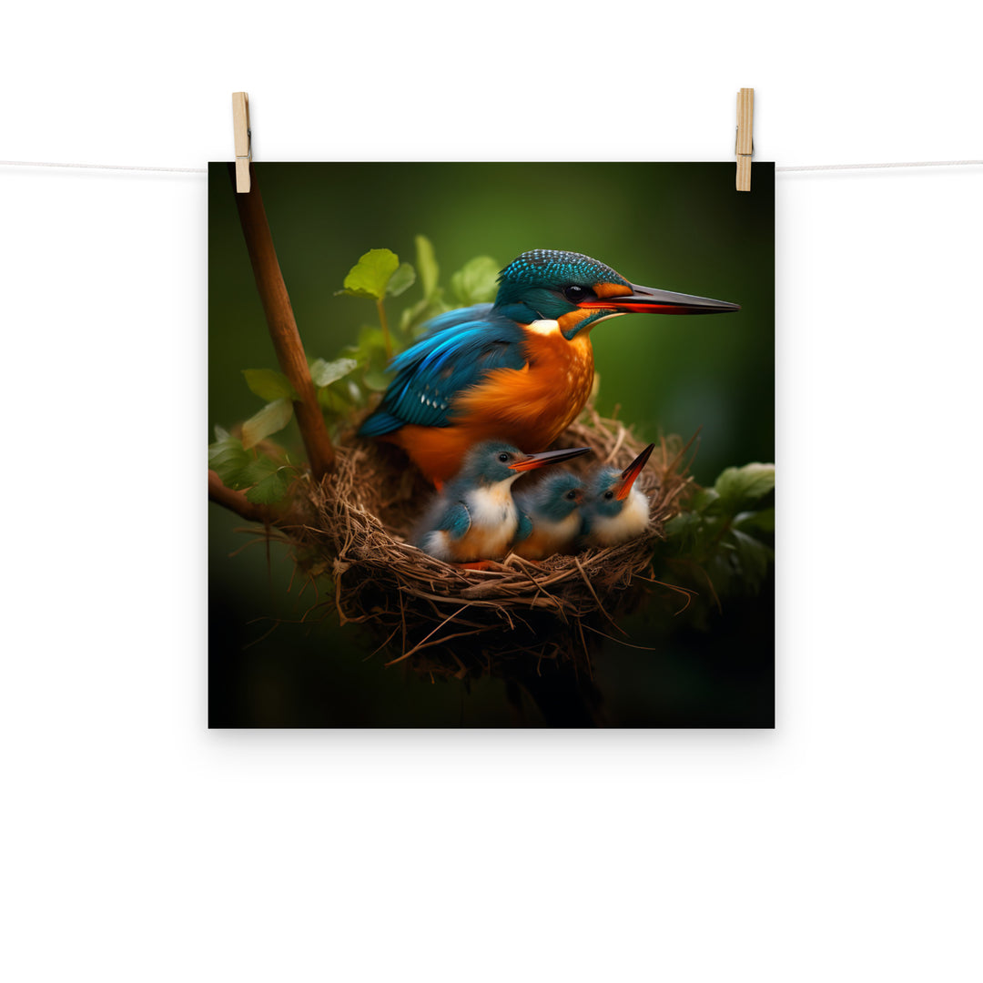 Kingfisher Photo paper poster - PosterfyAI.com