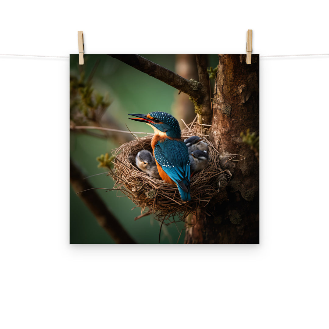 Kingfisher Photo paper poster - PosterfyAI.com