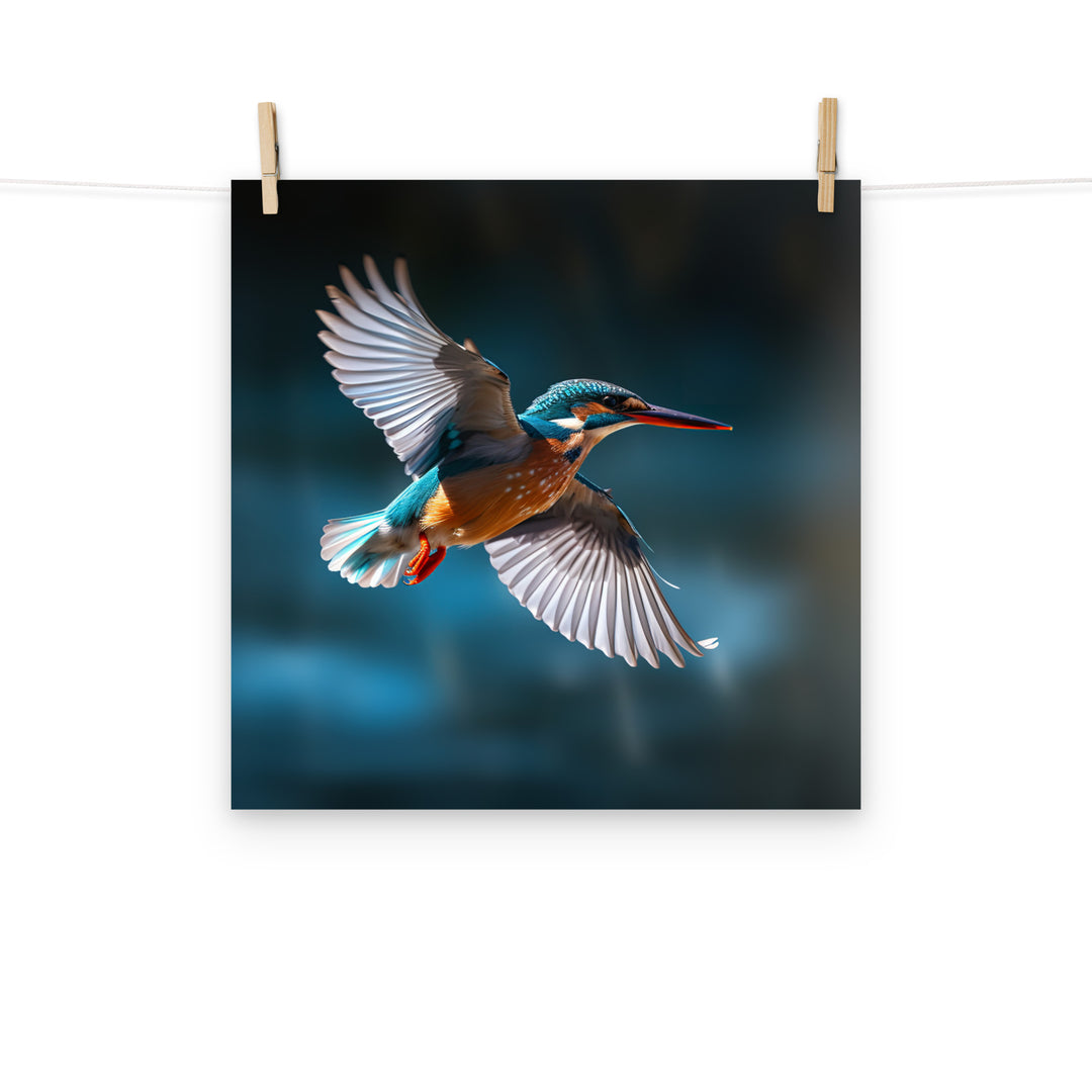 Kingfisher Photo paper poster - PosterfyAI.com