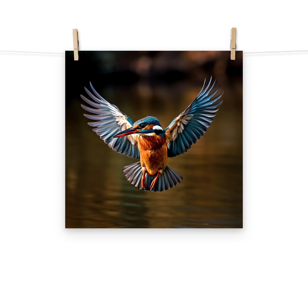 Kingfisher Photo paper poster - PosterfyAI.com