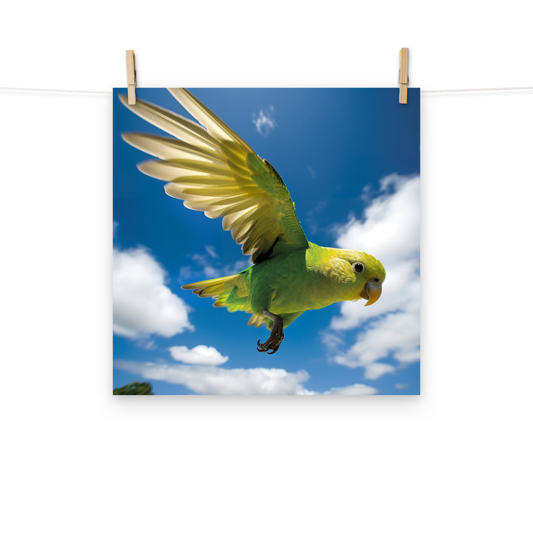 Kakariki Photo paper poster - PosterfyAI.com