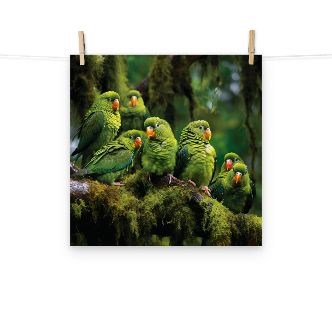 Kakariki Photo paper poster - PosterfyAI.com