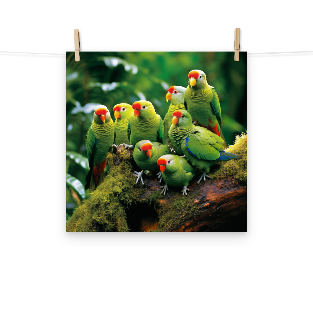 Kakariki Photo paper poster - PosterfyAI.com