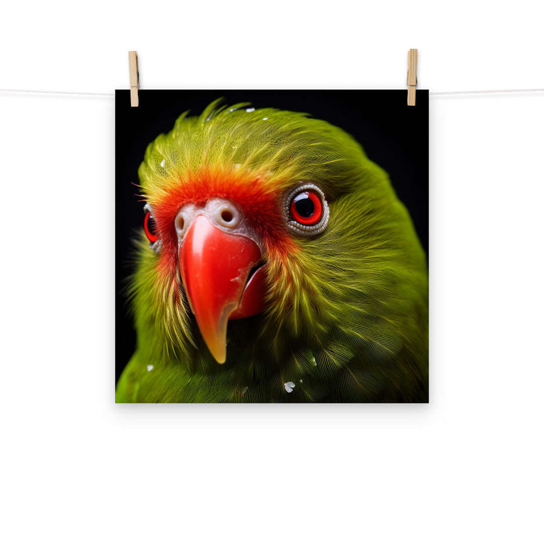 Kakariki Photo paper poster - PosterfyAI.com