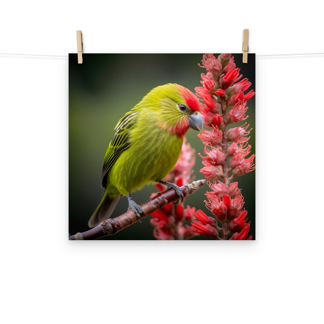 Kakariki Photo paper poster - PosterfyAI.com
