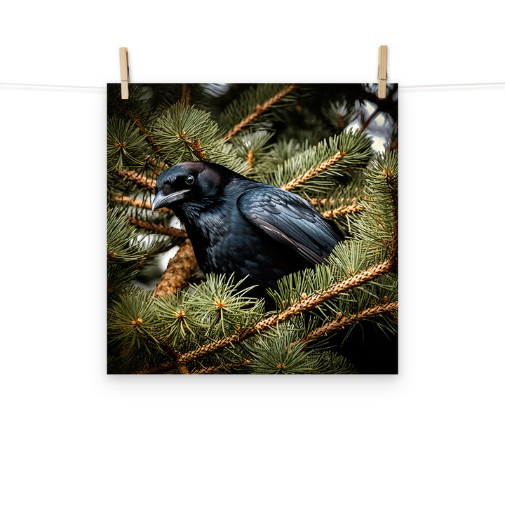 Raven Photo paper poster - PosterfyAI.com