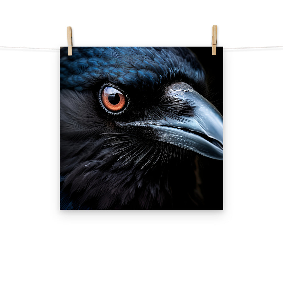 Raven Photo paper poster - PosterfyAI.com