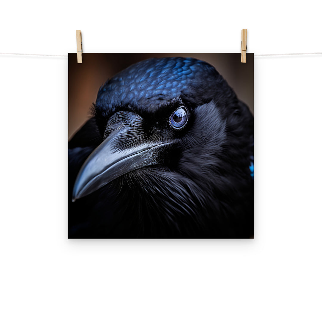 Raven Photo paper poster - PosterfyAI.com