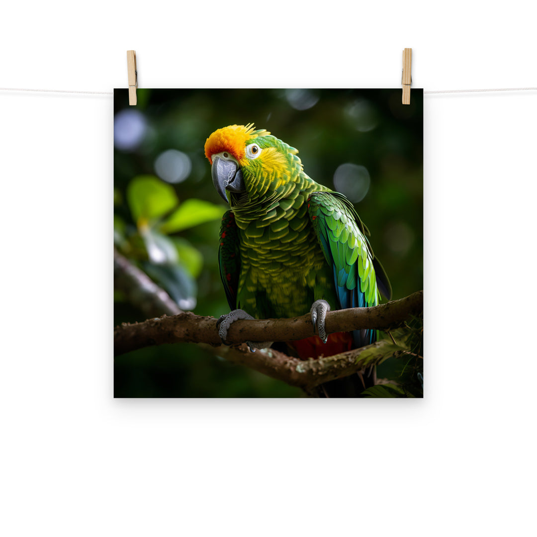 Parrot Photo paper poster - PosterfyAI.com