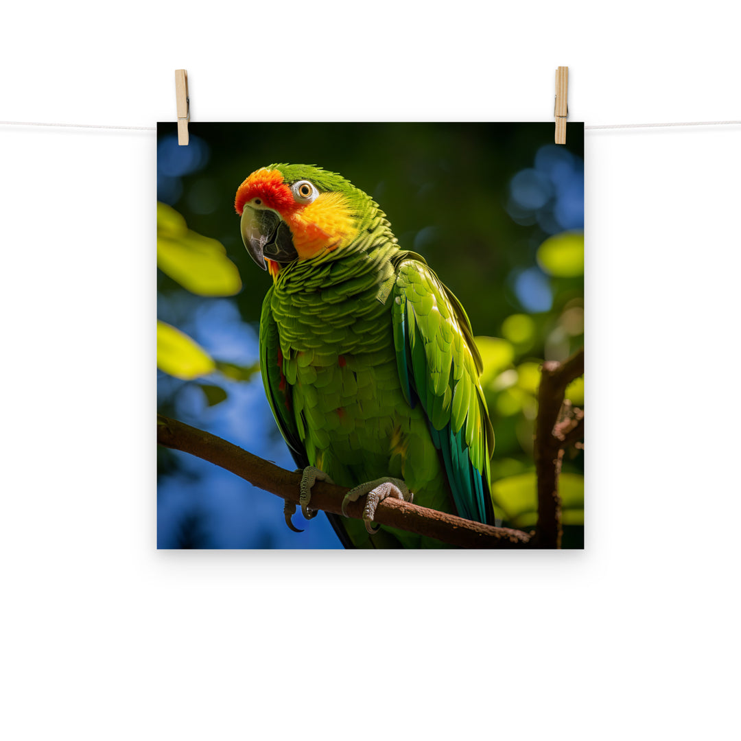 Parrot Photo paper poster - PosterfyAI.com