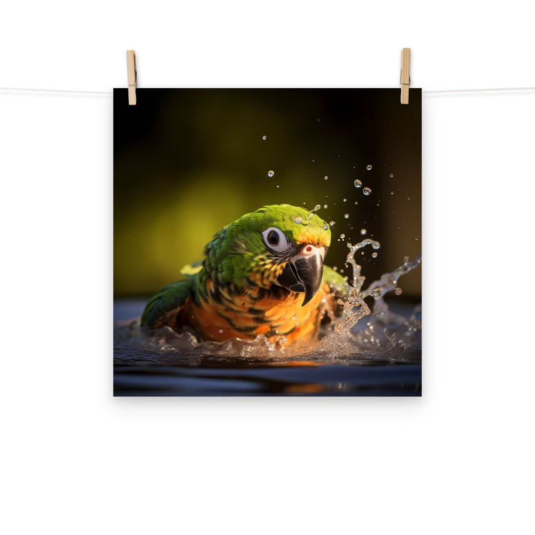 Parrot Photo paper poster - PosterfyAI.com