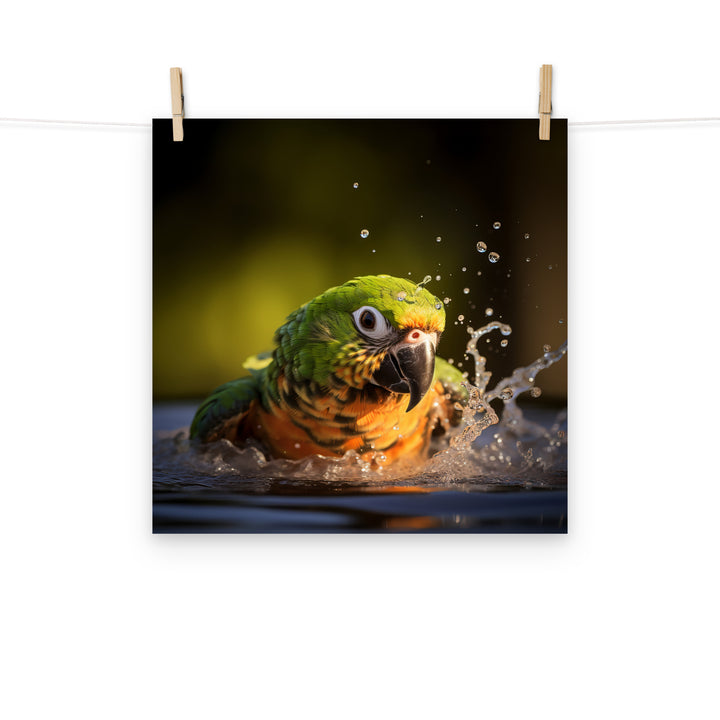 Parrot Photo paper poster - PosterfyAI.com