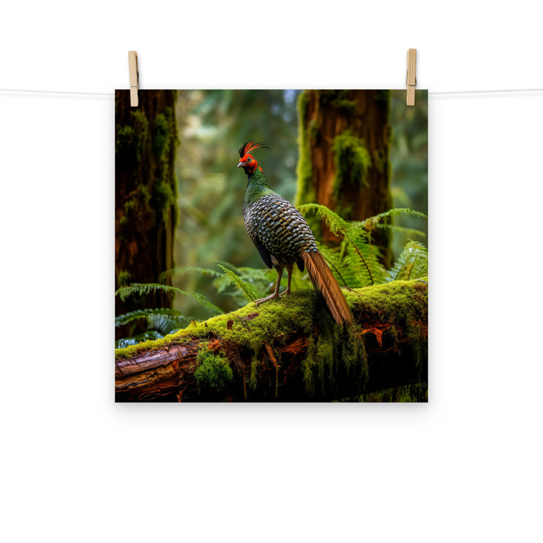 Pheasant Photo paper poster - PosterfyAI.com