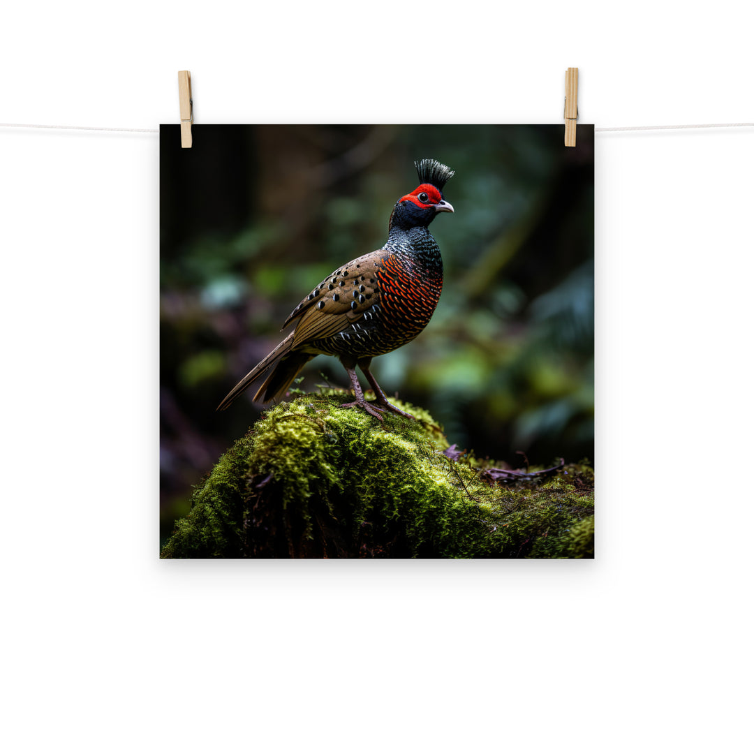 Pheasant Photo paper poster - PosterfyAI.com
