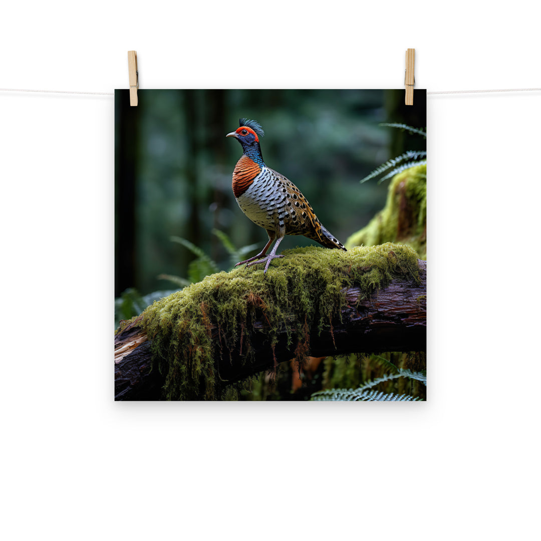 Pheasant Photo paper poster - PosterfyAI.com