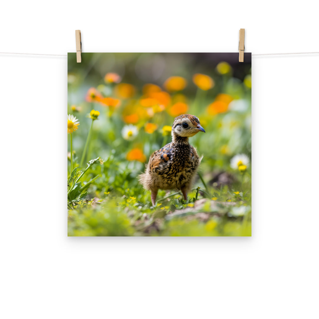 Chick Photo paper poster - PosterfyAI.com