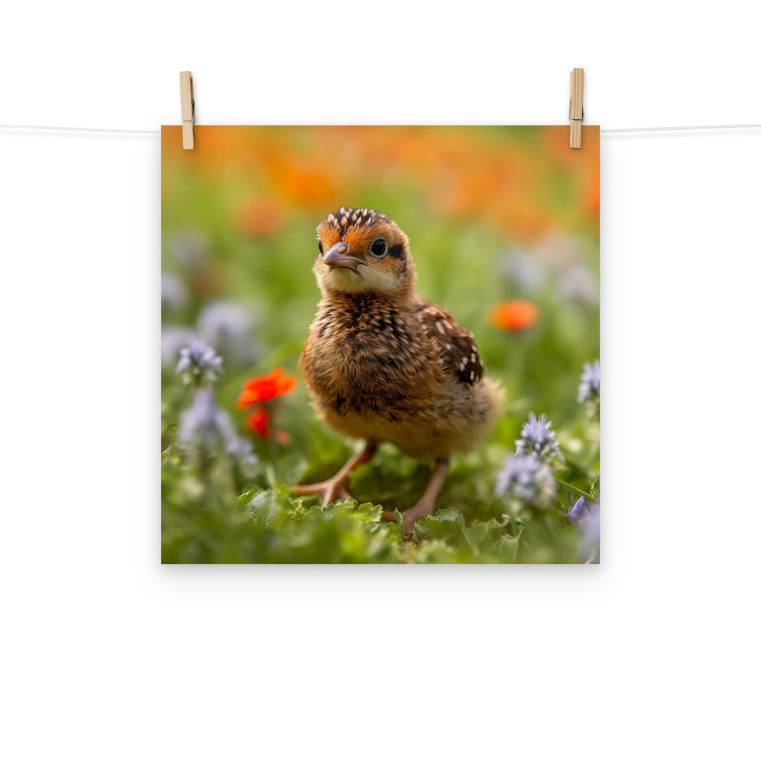 Chick Photo paper poster - PosterfyAI.com