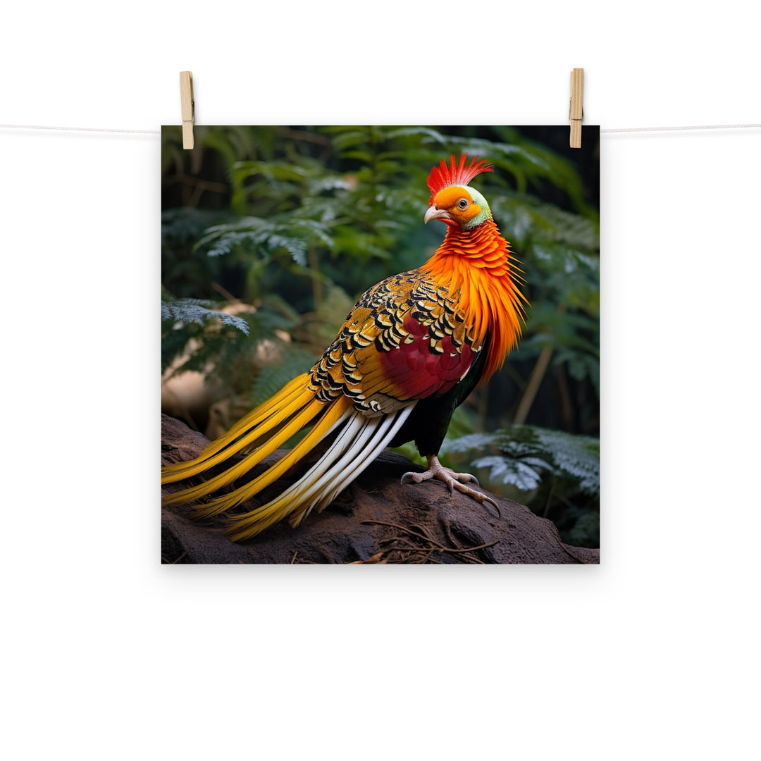 Pheasant Photo paper poster - PosterfyAI.com