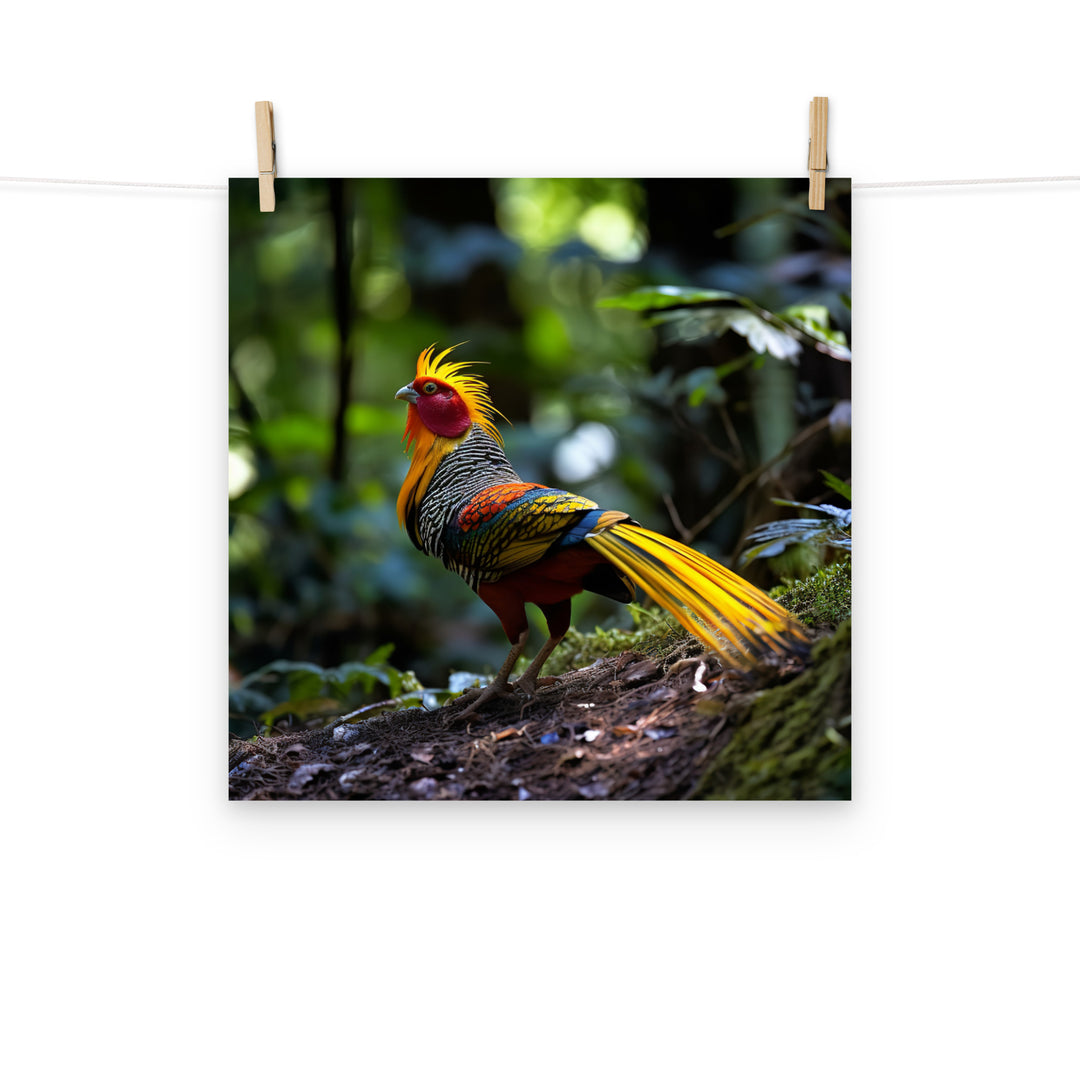 Pheasant Photo paper poster - PosterfyAI.com