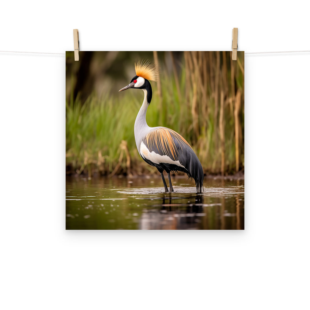 Crane Photo paper poster - PosterfyAI.com