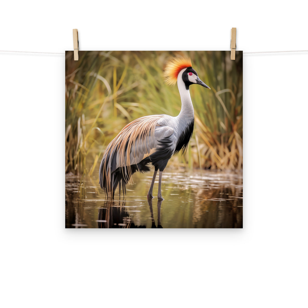Crane Photo paper poster - PosterfyAI.com