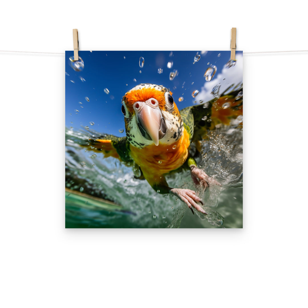 Caique Photo paper poster - PosterfyAI.com