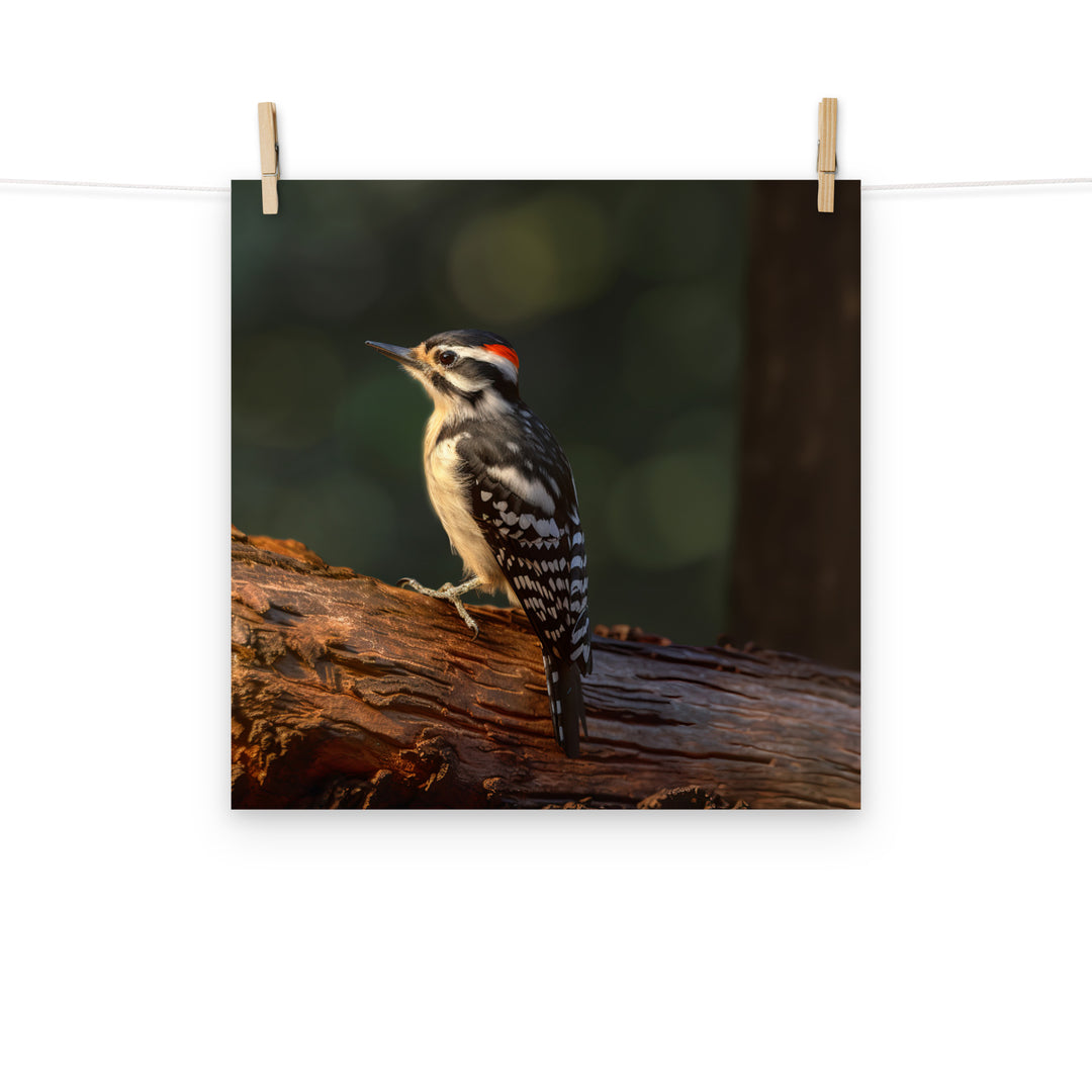 Woodpecker Photo paper poster - PosterfyAI.com