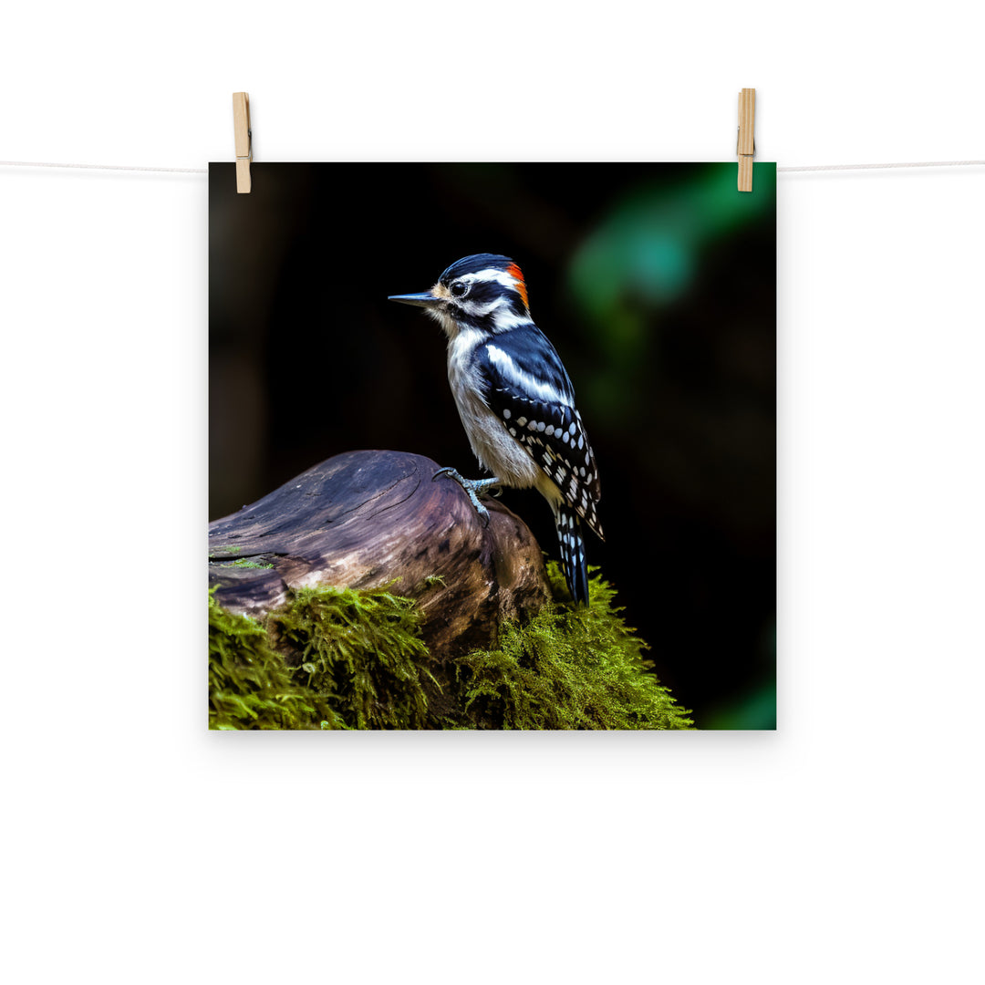 Woodpecker Photo paper poster - PosterfyAI.com