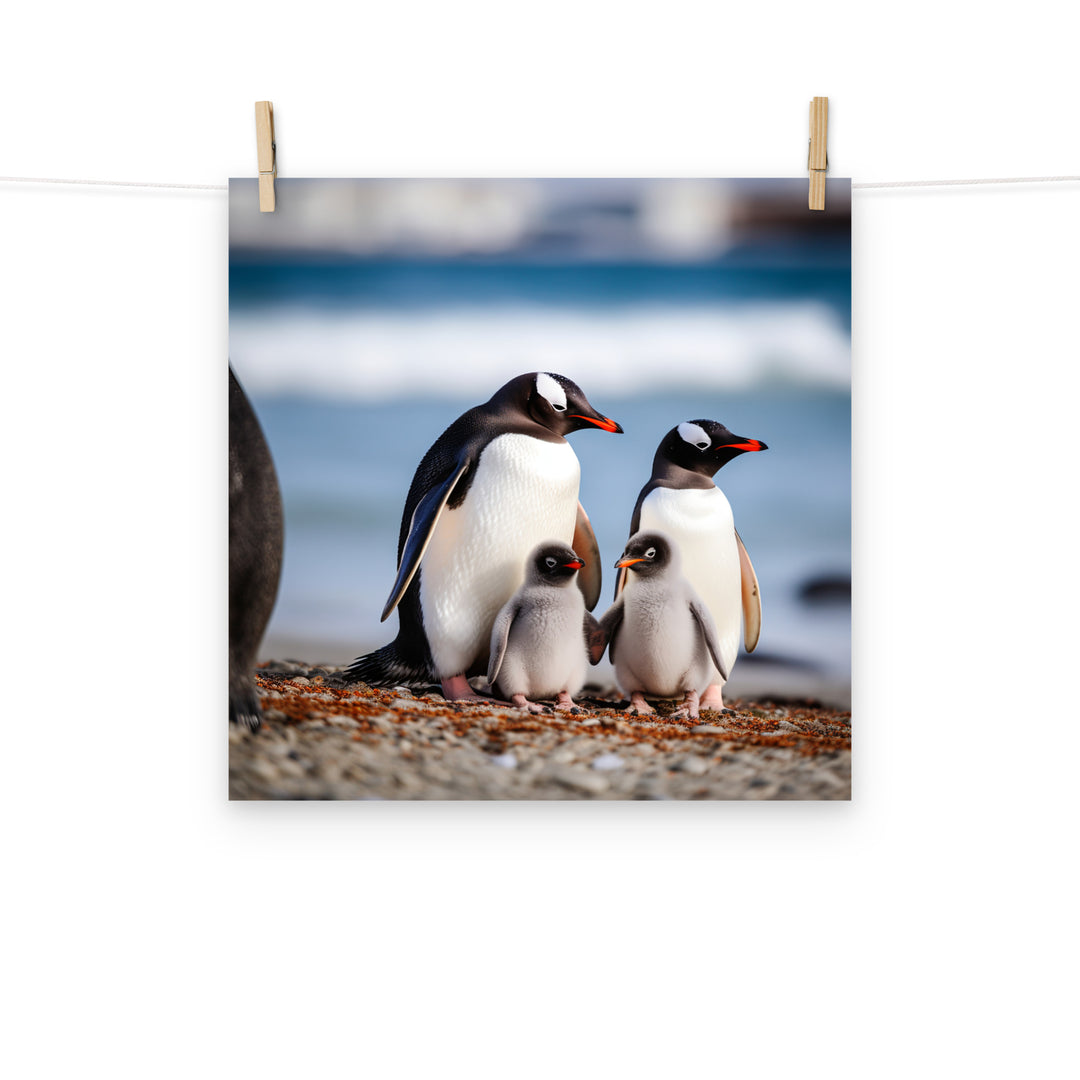 Penguin Photo paper poster - PosterfyAI.com