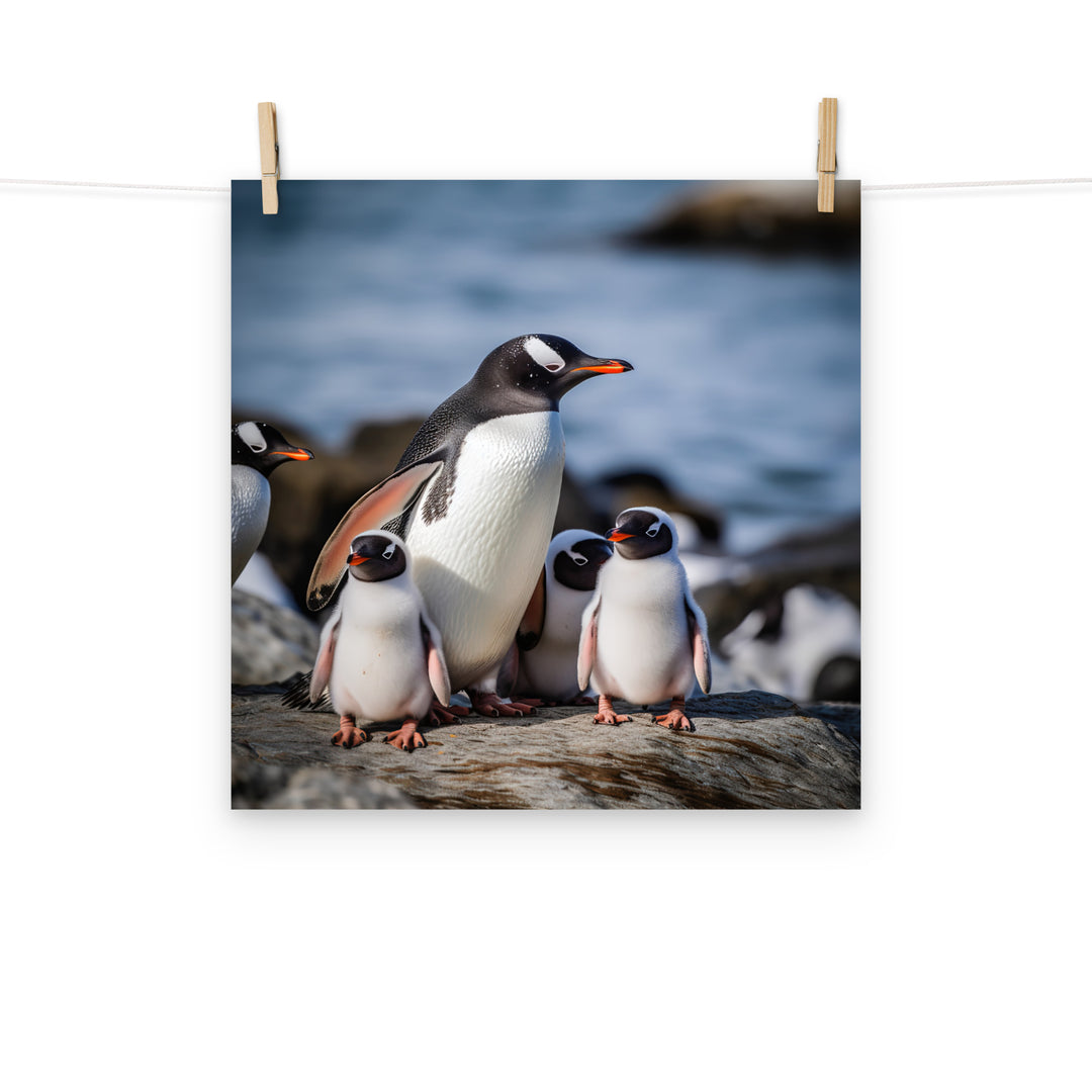 Penguin Photo paper poster - PosterfyAI.com