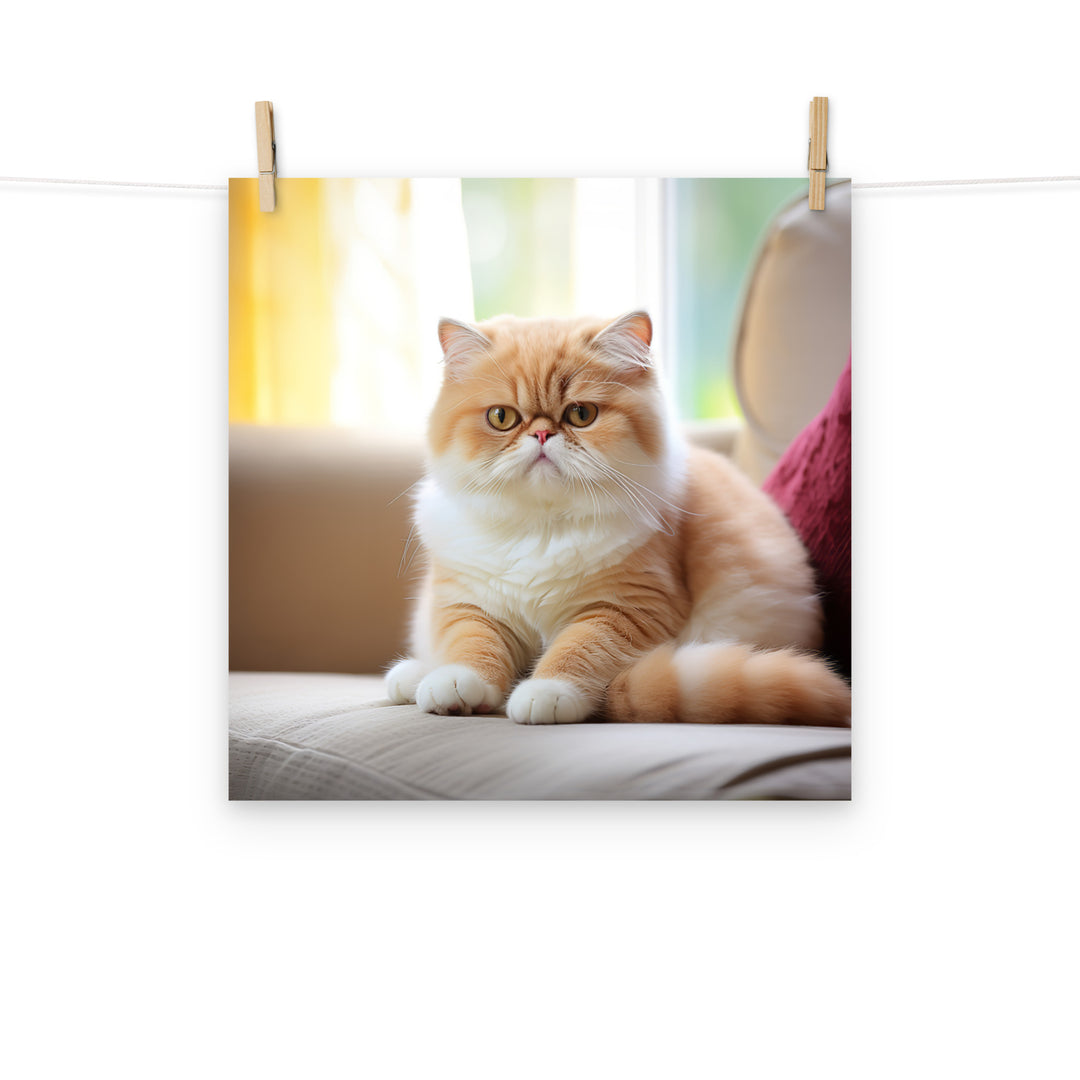 Exotic Shorthair Photo paper poster - PosterfyAI.com