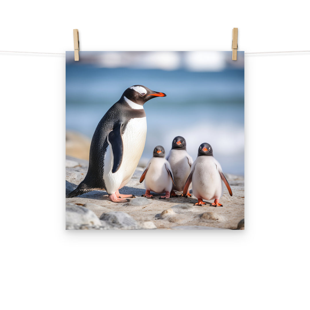 Penguin Photo paper poster - PosterfyAI.com