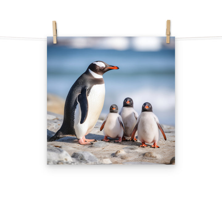 Penguin Photo paper poster - PosterfyAI.com