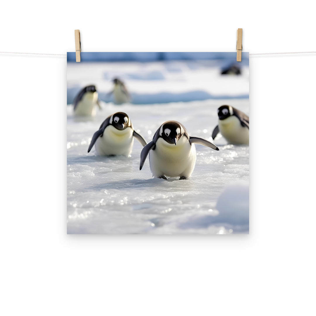 Penguin Photo paper poster - PosterfyAI.com
