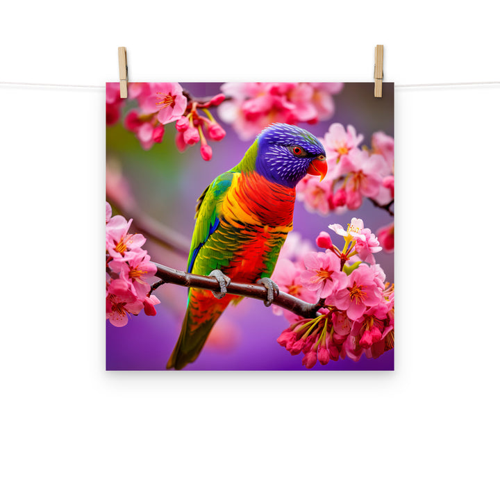 Lorikeet Photo paper poster - PosterfyAI.com