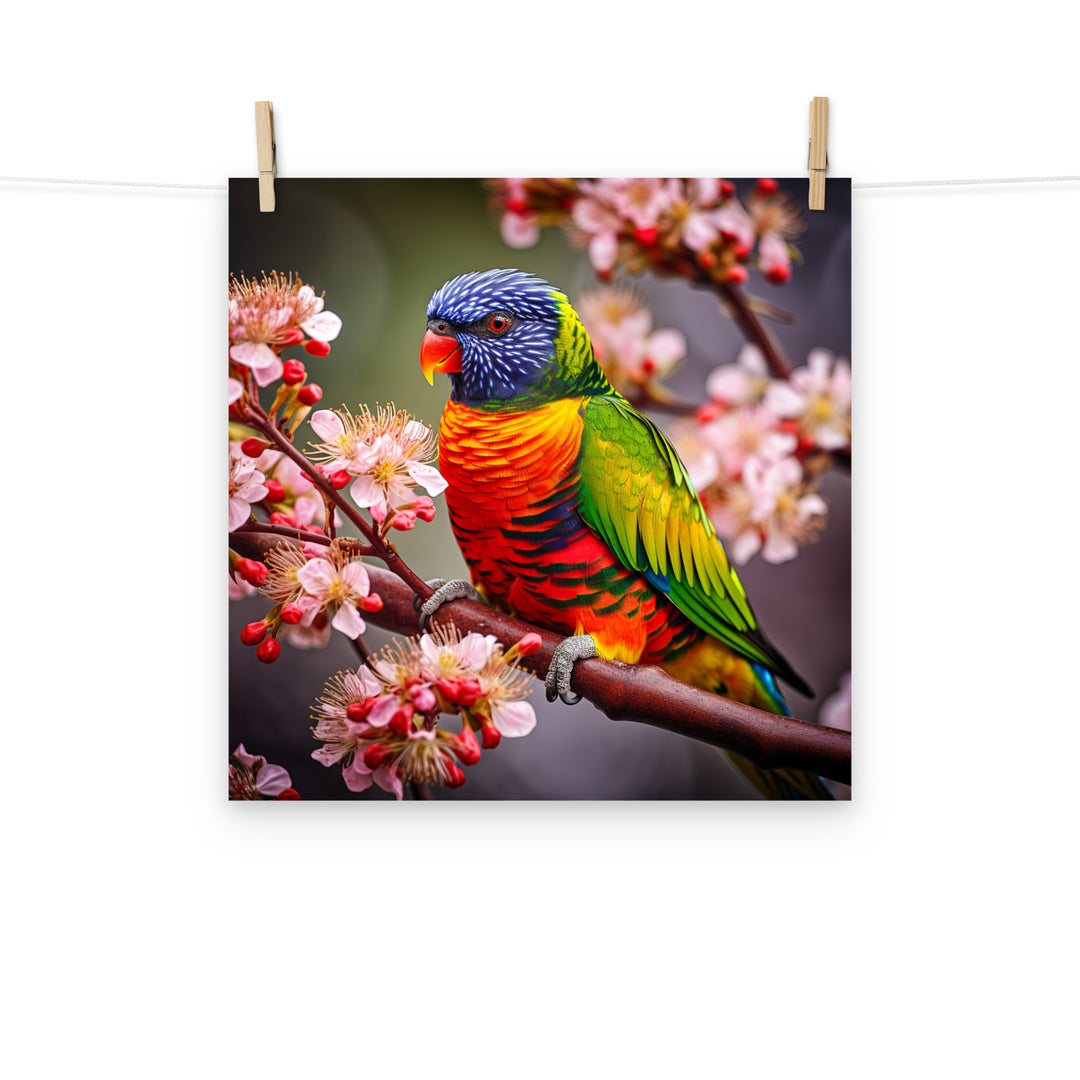 Lorikeet Photo paper poster - PosterfyAI.com