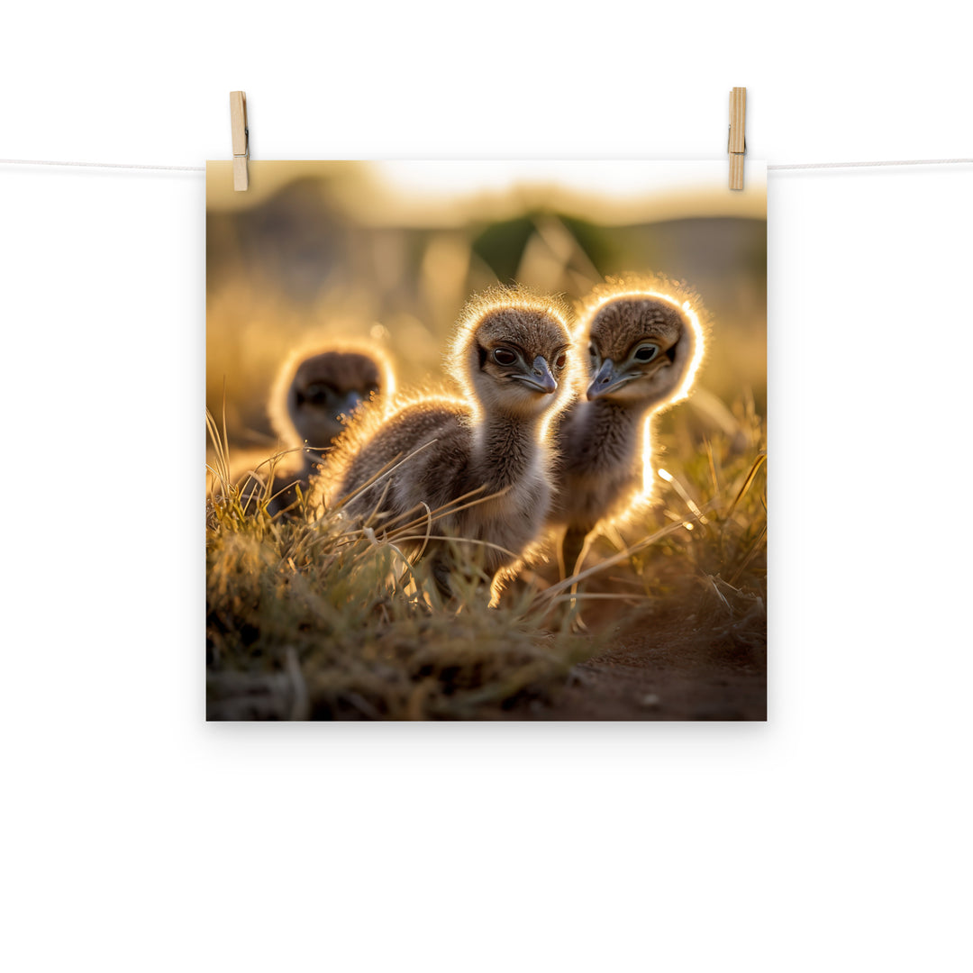Chick Photo paper poster - PosterfyAI.com