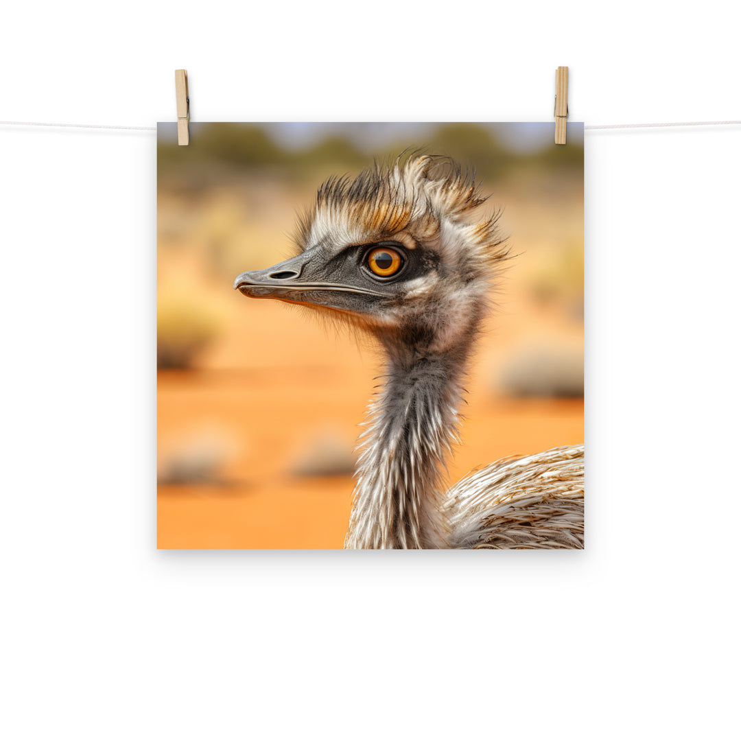 Emu Photo paper poster - PosterfyAI.com