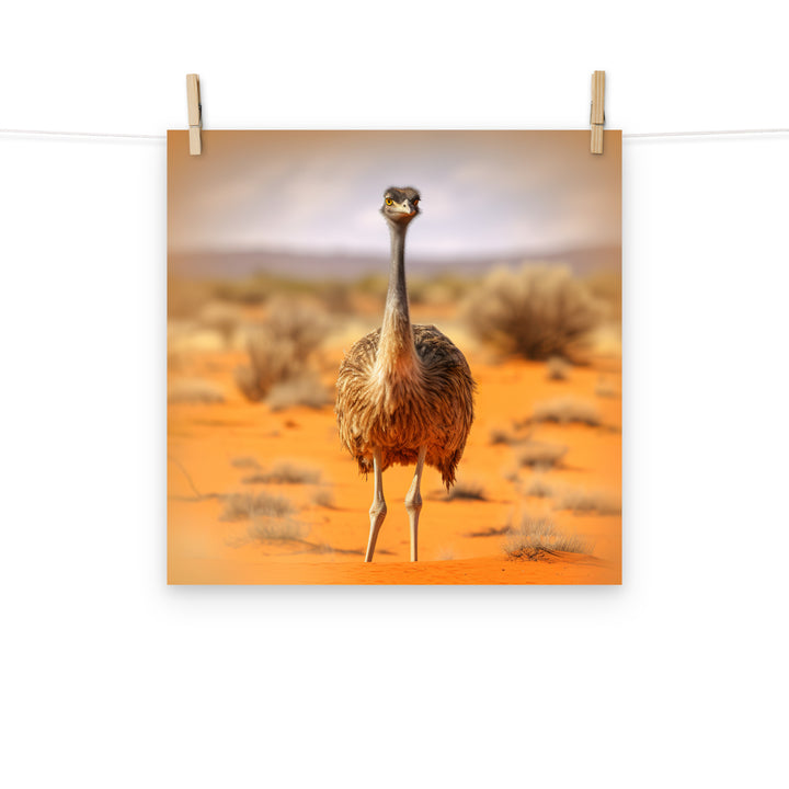Emu Photo paper poster - PosterfyAI.com