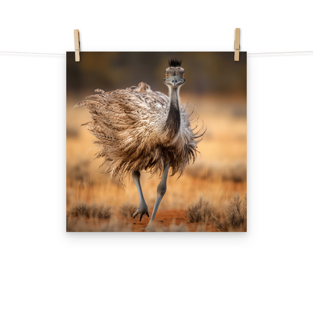 Emu Photo paper poster - PosterfyAI.com