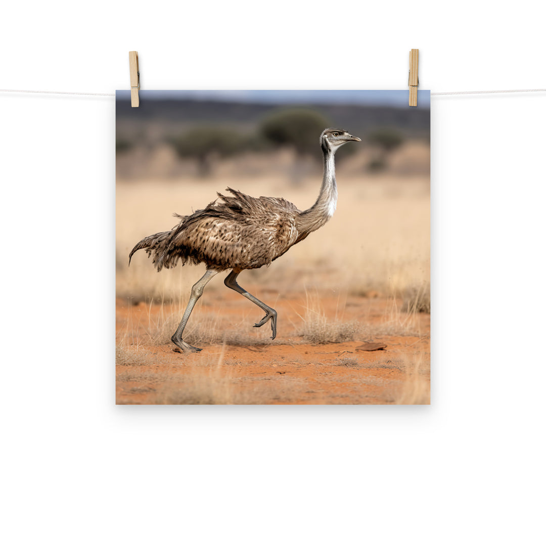 Emu Photo paper poster - PosterfyAI.com