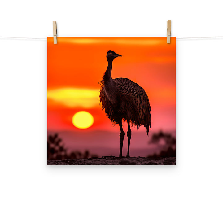 Emu Photo paper poster - PosterfyAI.com