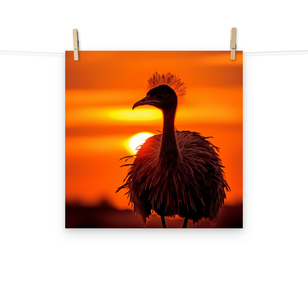 Emu Photo paper poster - PosterfyAI.com