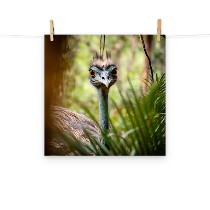 Emu Photo paper poster - PosterfyAI.com
