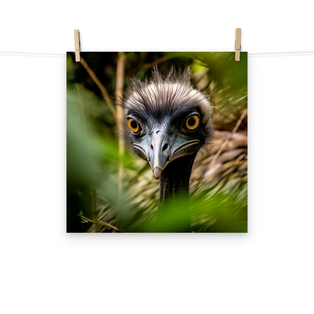 Emu Photo paper poster - PosterfyAI.com