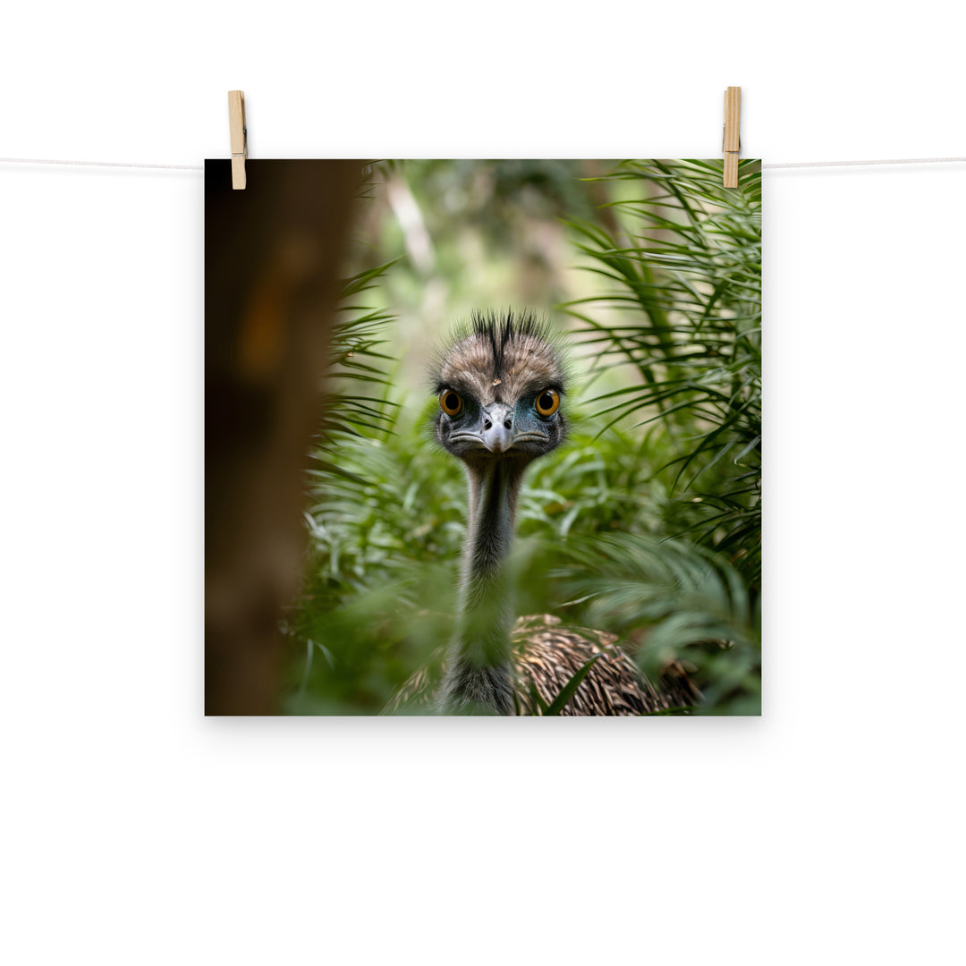 Emu Photo paper poster - PosterfyAI.com