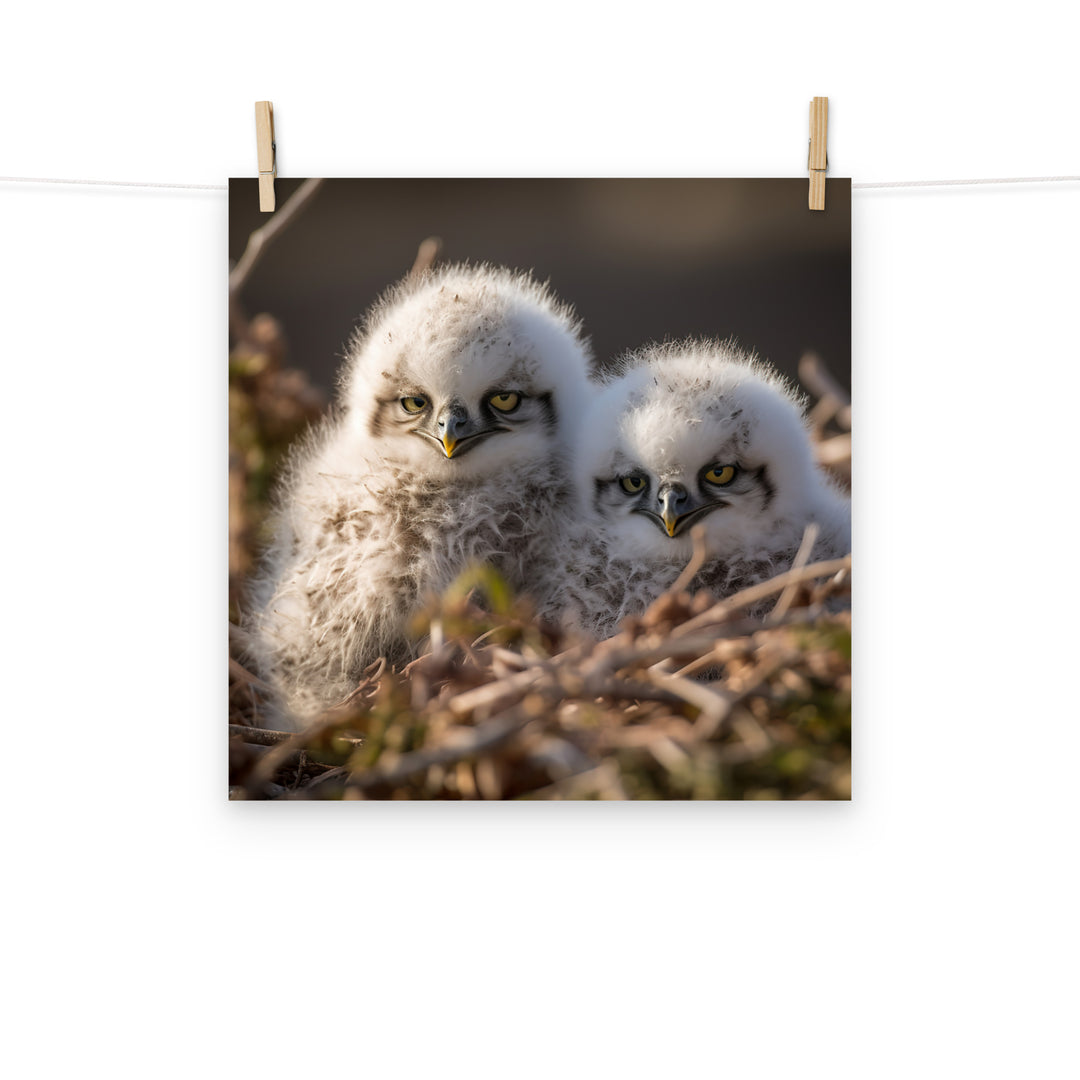 Owl Photo paper poster - PosterfyAI.com