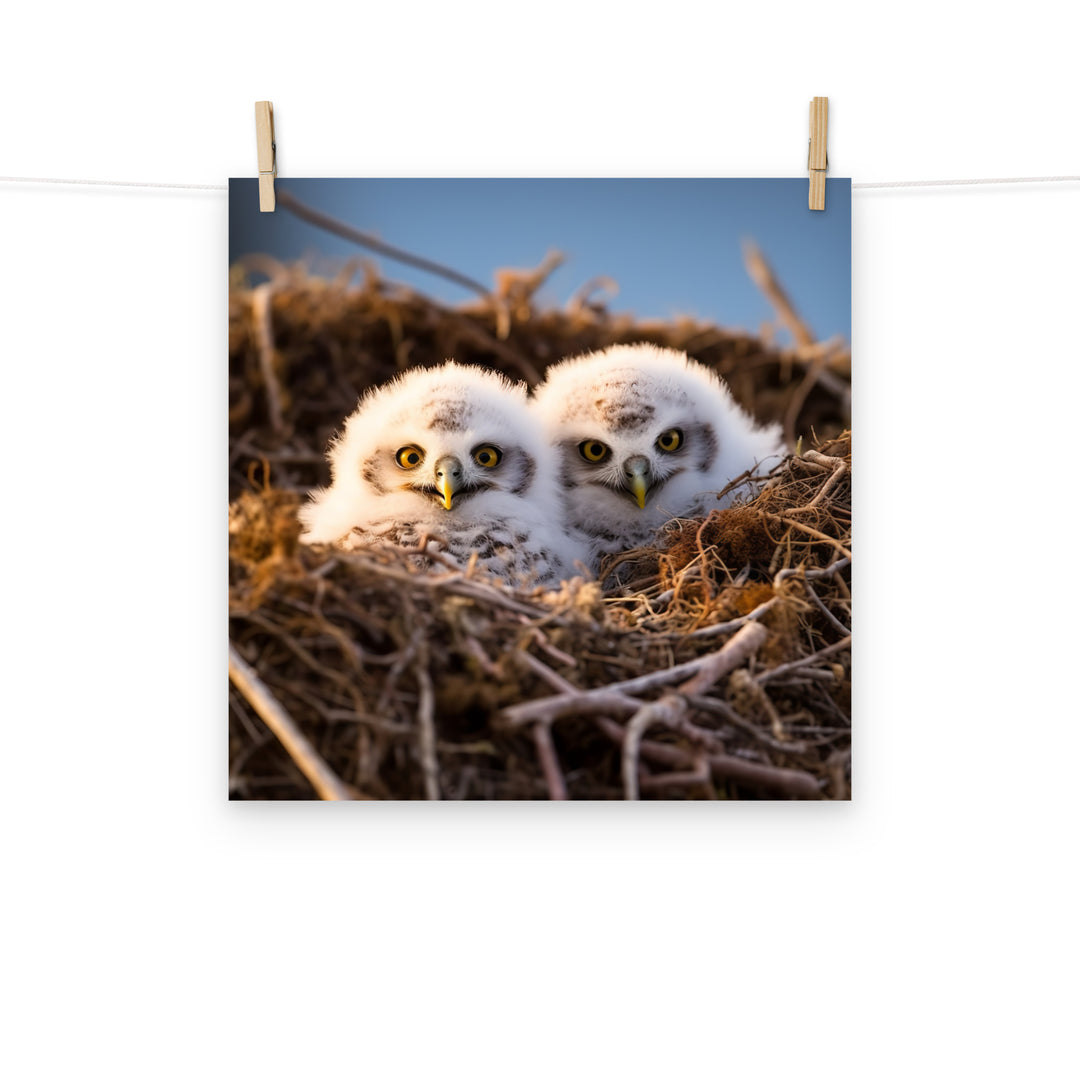 Owl Photo paper poster - PosterfyAI.com