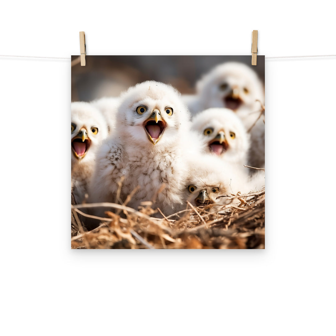 Owl Photo paper poster - PosterfyAI.com