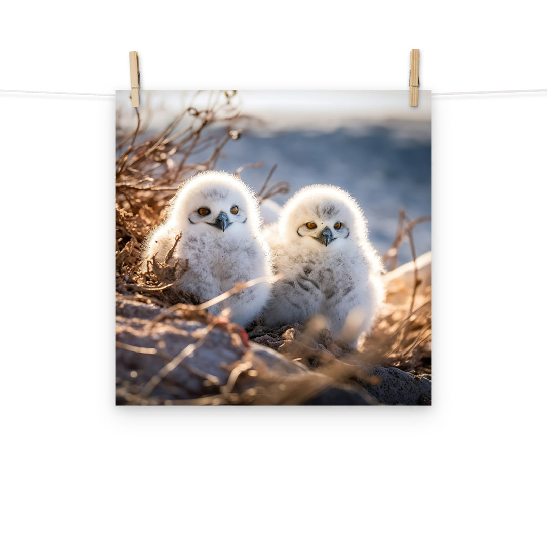 Owl Photo paper poster - PosterfyAI.com